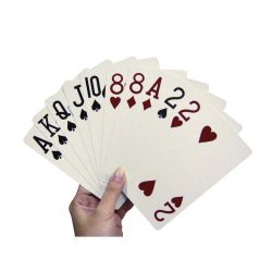 jeu de cartes grandes impressions